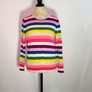 GAP Multicolored Crewneck Sweater Medium